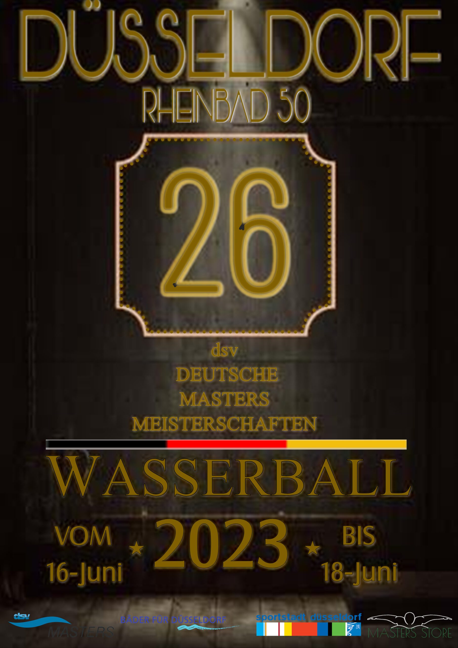 26. DEUTSCHE WASSERBALL MASTERS MEISTERSCHAFT